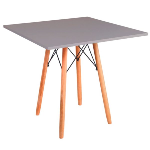 Mesa Eames Eiffel: QUADRADA CINZA 90cm - Image 3